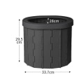 Pikkukuva 2 / 10: Kokoontaittuva WC Auto-WC HARMAA Grey