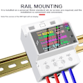 Miniatyrbillede 3 af 10: Elektrisk energimåler AT4PW Smart Switch WIFI Rail Meter 100A