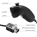 Miniatyrbillede 6 af 10: Til Nintendo Wii/Wii U Joystick Wireless Remote Gamepad SORT black