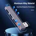 Miniatyrbillede 2 af 10: Usb Hub Type-C splitter USB TIL TYPE-C HUB USB TIL TYPE-C HUB USB to Type-C HUB