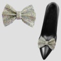 Miniatyrbillede 5 af 8: 2stk Shoe Clip Shiny Dekorative Clips HVID white