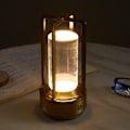 Miniatyrbillede 7 af 10: Krystal Lampe Bordlampe SORT Black