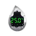 Miniatyrbillede 8 af 8: Termometer Temperaturmåler SORT Black