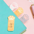 Miniatyrbillede 2 af 8: 3 stk Pink Cat Paw Sticky Notes Memo Pad Dagbog Stationære flager pink