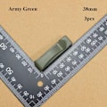 Miniatyrbillede 1 af 10: 3stk Molle Webbing Spænde Bælteende Clip ARMY GREEN 38MM Army Green 38mm