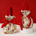 Miniatyrbillede 5 af 8: Candy Pouch Snørepose RØD 2STK 2STK red 2pcs-2pcs