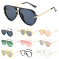 Pikkukuva 9 / 10: Top Bar Aurinkolasit Shades Gradient Aurinkolasit KELTAINEN-HOPEA Yellow-Silver