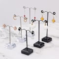 Miniatyrbillede 7 af 7: 3 stk Smykke Display Stand Smykkehylde SORT black