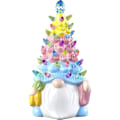 Miniatyrbild 1 av 4: Bunny Tree Figurines Resin Rabbit Tree Gnome Staty Lamp