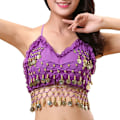 Miniatyrbillede 1 af 10: Mavedans BH Performance Top LILLA Purple