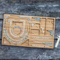 Miniatyrbillede 4 af 10: Bamboo Combo Beading Board Bead Board Design C C C