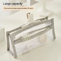 Pikkukuva 4 / 10: 2 kpl Mesh Exam Paperilaukku Case , HARMAA Gray