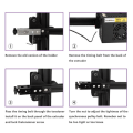 Miniatyrbilde 6 av 7: 3D Printer Belt Tensioner 2020 Profile X-axis for Ender 3,