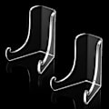 Miniatyrbillede 1 af 6: 2 stk Akryl Transparent Display Rack Transparent Opbevaringsrack 2 pcs