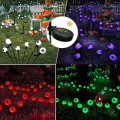 Miniatyrbilde 4 av 10: Halloween Scary Eyeball Lights Outdoor Solar Light LILLA purple