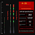 Miniatyrbilde 10 av 10: LED Fishing Smart Float Top Elektronisk flytebøye A06 A06 26&27&28&29&30-26&27&28&29&30