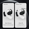 Pikkukuva 9 / 10: Bone Conduction -kuulokkeet Langattomat kuulokkeet MUSTA black