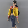 Miniatyrbilde 5 av 10: Floral jeans skinnbukser 5 5 5