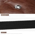 Miniatyrbild 7 av 10: Bagage Holdall PU Läder Duffle BLÅ Blue