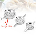 Miniatyrbild 4 av 5: Slev Dumpling Tool Dumpling Maker 2-i-1 degskärare/knödel