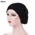 Miniatyrbild 1 av 9: Turban Hattar Mjuk Motorhuv SVART black