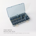 Miniatyrbillede 5 af 10: Ugentlig Pilleæske Medicindispenser BLÅ 21 GRID 21 GRID blue 21 grid-21 grid