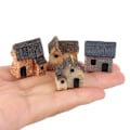 Miniatyrbillede 7 af 10: 10 stk hus miniature figur harpiks dukkehuse 3 3 3