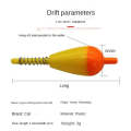 Miniatyrbilde 3 av 8: 10stk Plast Fishing Float Isfiskebøye ORANSJE Orange