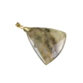 Pikkukuva 1 / 10: Stone Kaulakoru Riipus Natural Akaatti Riipus TRIANGLE TRIANGLE triangle