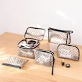 Miniatyrbillede 5 af 10: Mesh kosmetiktaske Makeuptaske TRANSPARENT C C Transparent C-C