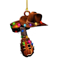 Pikkukuva 1 / 7: Hattu Saappaat Ornamentti Joulupuun riippukyltti A-3KPL A-3KPL A-3pcs