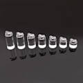 Miniatyrbilde 1 av 10: Smykker Utstillingsstativ Ringstativ TRANSPARANT RUND RUND Transparent Round-Round