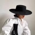 Miniatyrbilde 5 av 10: Kvinner Flatcap Wide Rim Filt Hat HVIT White