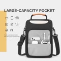 Miniatyrbillede 3 af 10: 9-11/13 tommer Tablet Opbevaringsetui Laptop Skuldertaske SORT 9-11 Black 9-11 inch