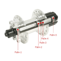 Miniatyrbild 9 av 9: Cykel framaxelnavadapter 3 3 3