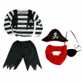 Miniatyrbillede 1 af 10: Piratkostume Cosplay S (4-6 ÅR) S(4-6 years)