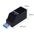 Miniatyrbillede 6 af 10: Usb Hub Type-C Splitter TYPE-C HUB GRÅ TYPE-C HUB GRÅ Type-C HUB Grey
