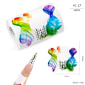 Miniatyrbillede 1 af 10: Nail Forms Sticker Manicure Design 02 02 02