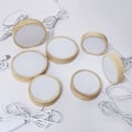 Miniatyrbilde 8 av 10: LED-lys Dispaly Base Krystallkuleholder 8CMTHREE FARGER 8cmThree Colors
