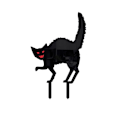 Pikkukuva 1 / 10: 1 kpl / 3 kpl Black Cat Silhouette Stakes Halloween Scare Stakes C 1Pcs