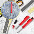 Pikkukuva 6 / 10: Carpenter Scribing Pen Professional Tools RED SET SET Red Set-Set