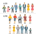 Miniatyrbilde 2 av 10: 10 stk. Personfigurer Modellbygging Passasjerer 1/30 1/30 1/30