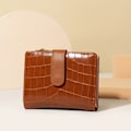 Pikkukuva 1 / 10: Stone Pattern Pienet Lompakot PU-nahkainen kolikkokukkarot RUSKEA brown
