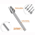 Miniatyrbilde 4 av 10: Drill Bits Sett Rotary Burr Tool GULL 20STK gold 20pcs