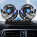 Miniatyrbilde 4 av 9: 12V Dual Head Car Fan Cooler Fans 12V 12V 12V