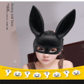 Miniatyrbillede 4 af 10: Bunny Mask Ansigt Lang HVID white