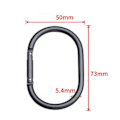 Miniatyrbillede 2 af 10: 2/4stk Fjederspænder U-formet Ring 2STK 2STK 2pcs