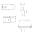 Miniatyrbilde 10 av 10: Barbermaskiner Lader Elektrisk barbermaskin Adapter EU EU EU