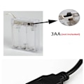 Miniatyrbillede 3 af 9: Julepynt Lys LED String Light 2MBATTERI 2Mbattery pack-20LED
