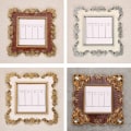 Miniatyrbillede 7 af 10: Enkelt lyskontakt dæksel Socket Surround Frame 08 08 08